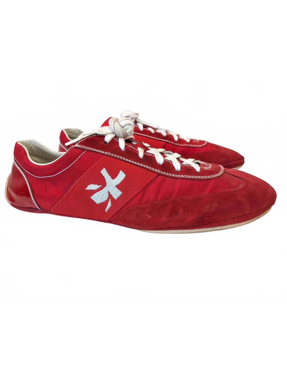 Premiata Italy Men Sneaker Driving Shoes Blood Red Suede 11
